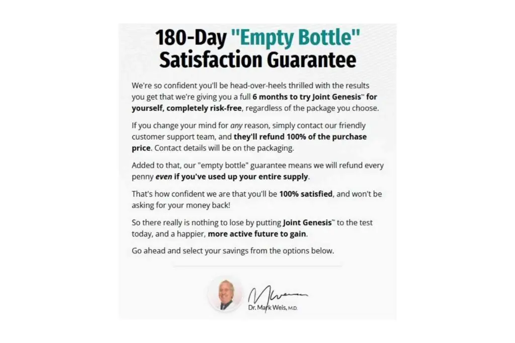Joint Genesis Guarantee